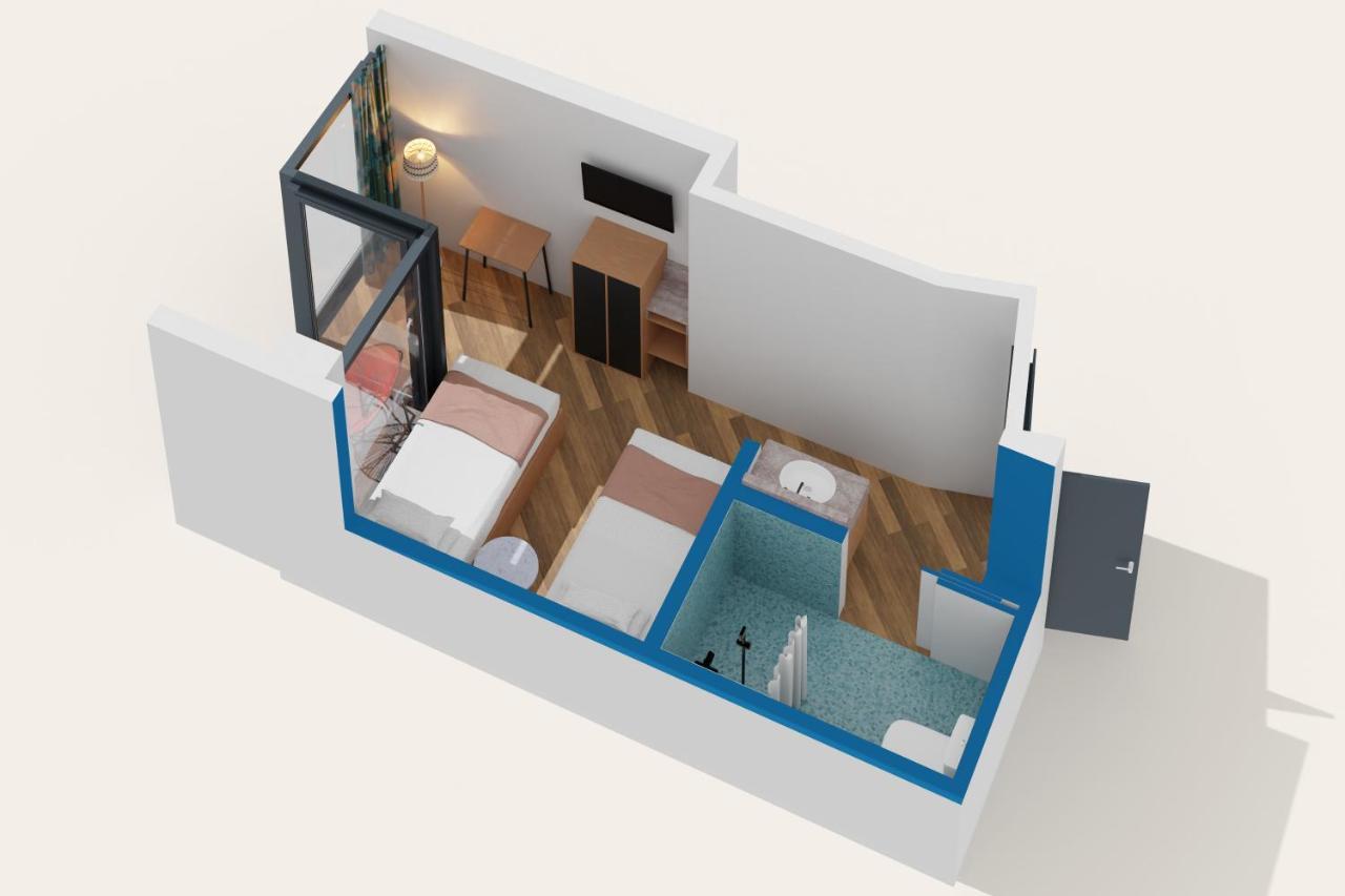 Twin Room Disability Access Self Check Virtual Front Desk