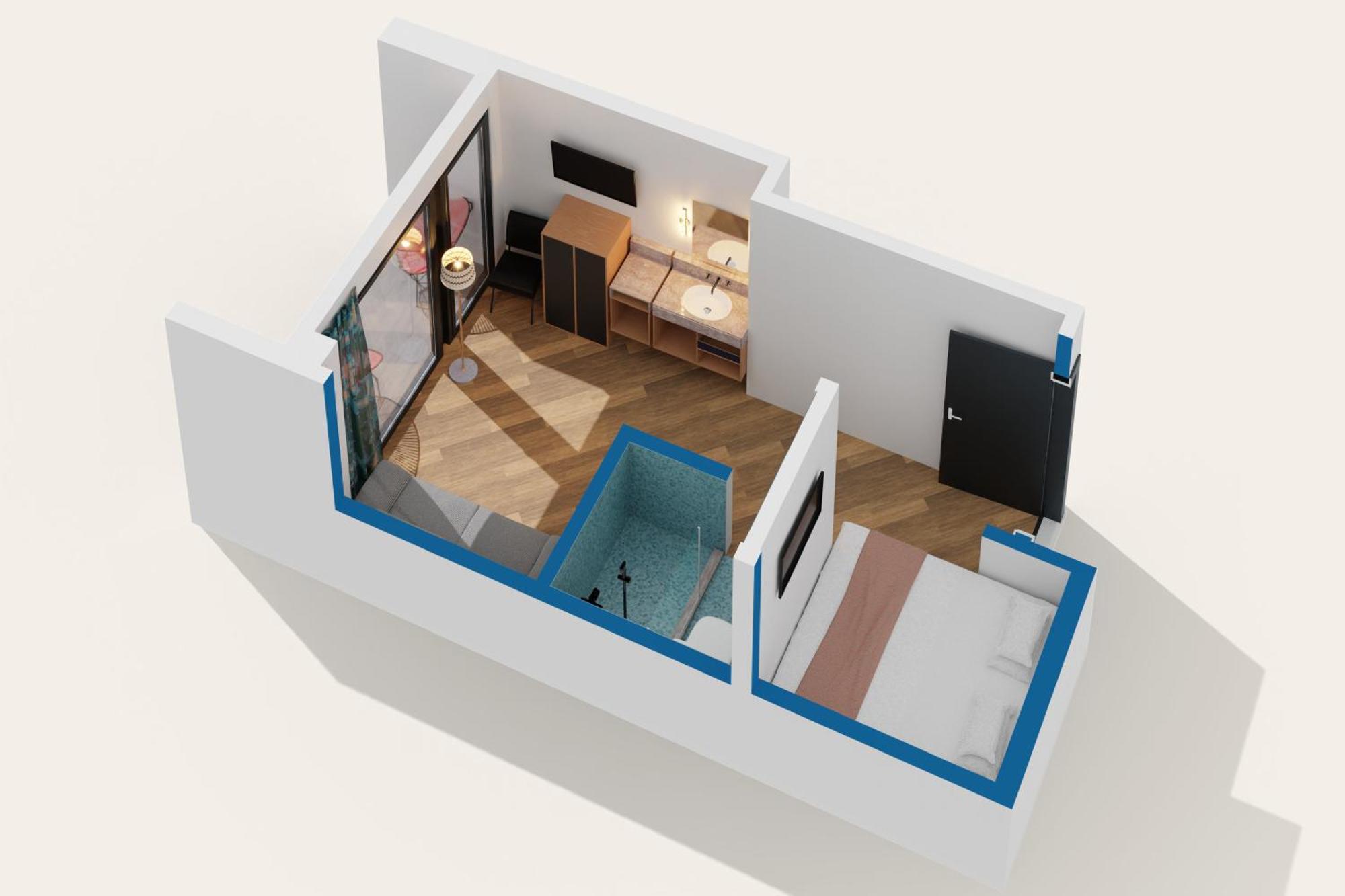 Queen Studio Self Check Virtual Front Desk